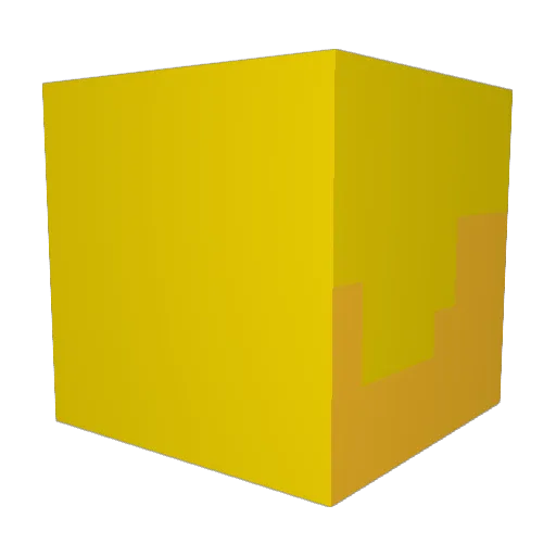 shuanchi Minecraft avatar head, 3D render