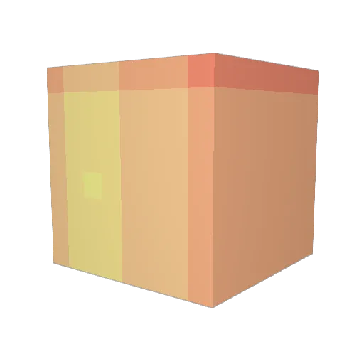 shuben Minecraft avatar head, 3D render