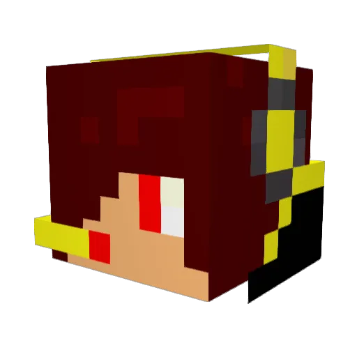 shugi2412 Minecraft avatar head, 3D render