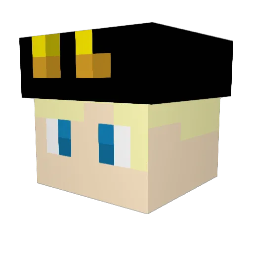 shuka1109 Minecraft avatar head, 3D render