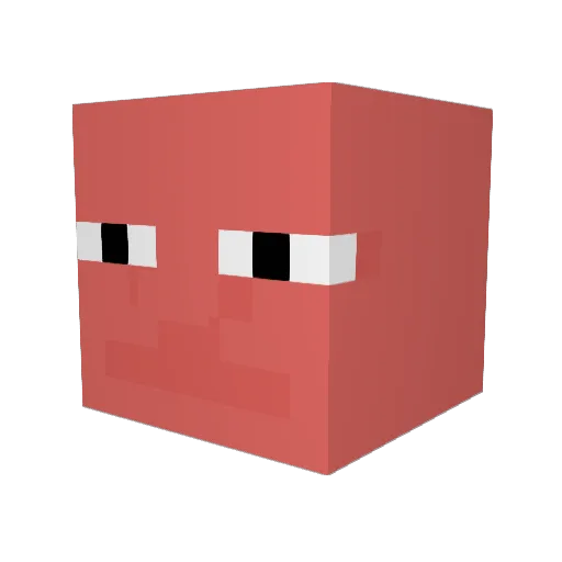 shukerat Minecraft avatar head, 3D render