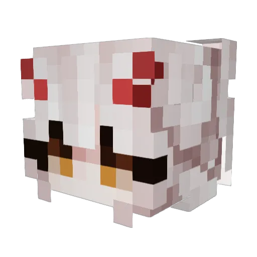 shuko_0 Minecraft avatar head, 3D render