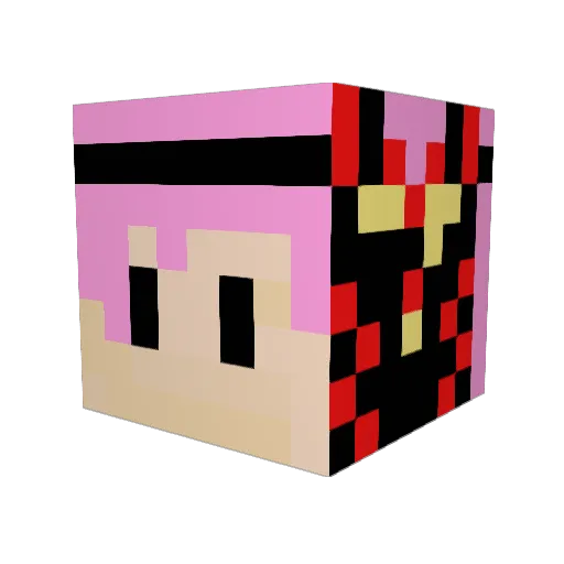 shunka8686 Minecraft avatar head, 3D render