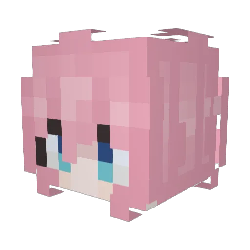 shunki0724 Minecraft avatar head, 3D render