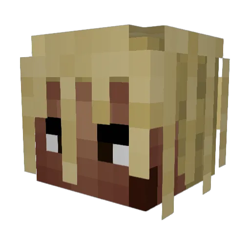 shunminecrafts Minecraft avatar head, 3D render
