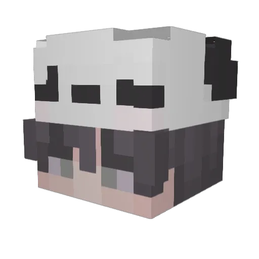 shuno2412 Minecraft avatar head, 3D render