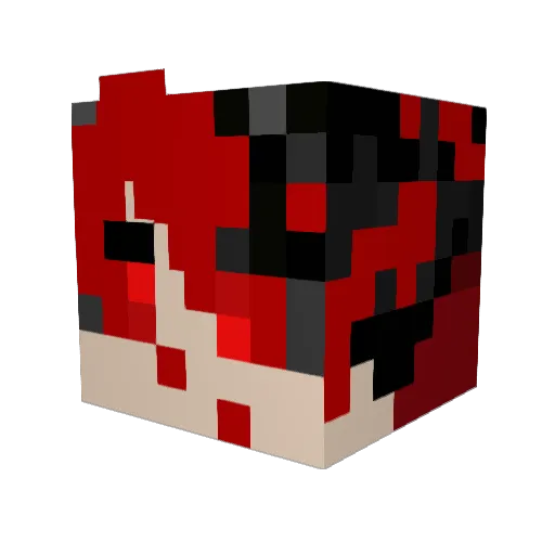 shunsuke719 Minecraft avatar head, 3D render
