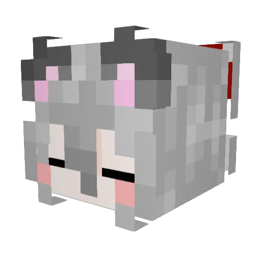 shup520 Minecraft avatar head, 3D render