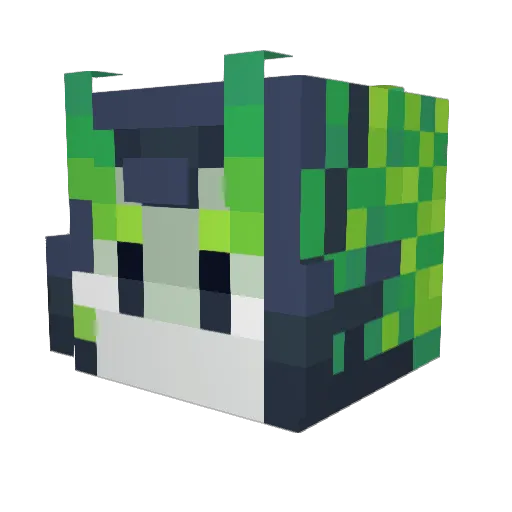 shuri_ken69 Minecraft avatar head, 3D render
