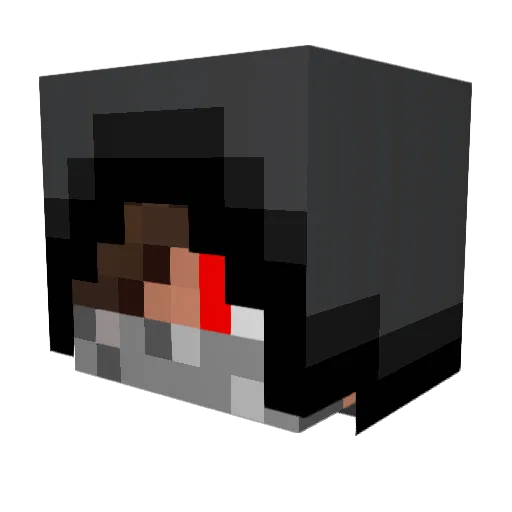 shurkan2 Minecraft avatar head, 3D render