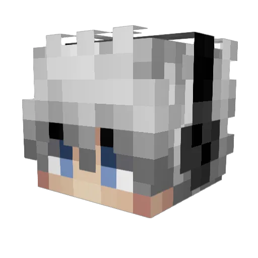 shurupchik Minecraft avatar head, 3D render