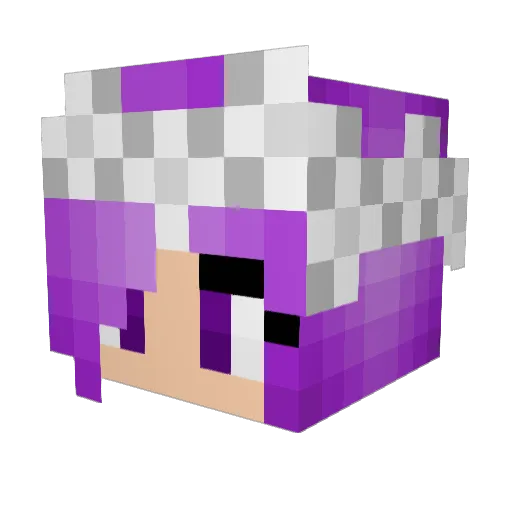 shushiark Minecraft avatar head, 3D render