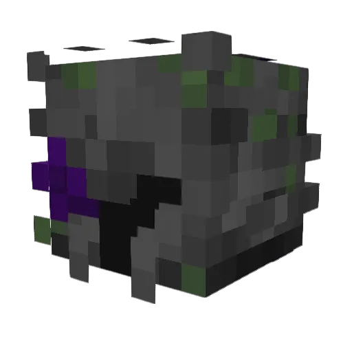 shushirollken Minecraft avatar head, 3D render