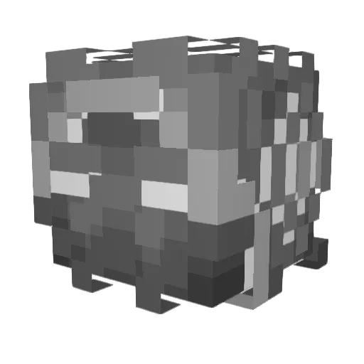 shushontop Minecraft avatar head, 3D render