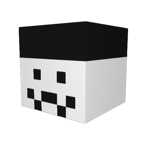 shushu00880 Minecraft avatar head, 3D render