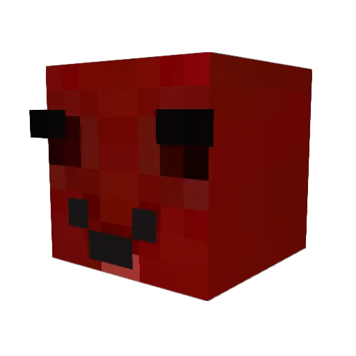 shushuu2 Minecraft avatar head, 3D render