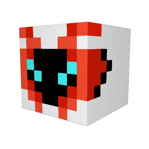 shutarooji Minecraft avatar head, 3D render