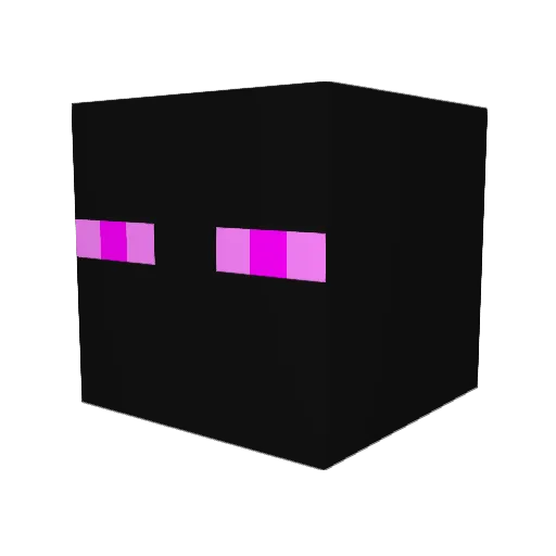 shuttlenap Minecraft avatar head, 3D render