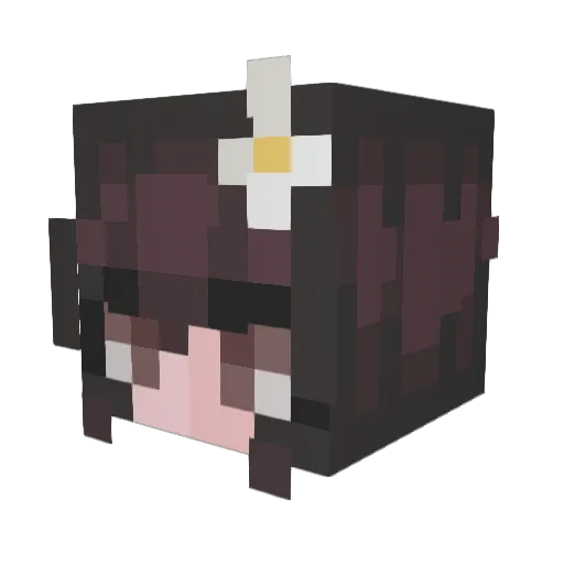shutupimclever Minecraft avatar head, 3D render