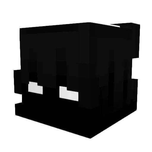 shuuuva Minecraft avatar head, 3D render