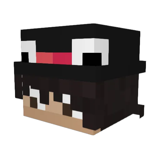 shwashere Minecraft avatar head, 3D render