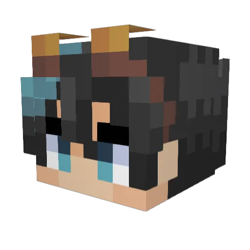 shwatson Minecraft avatar head, 3D render