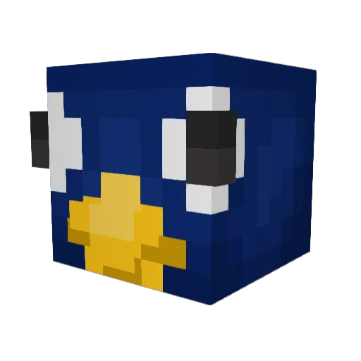 shxrdzz Minecraft avatar head, 3D render