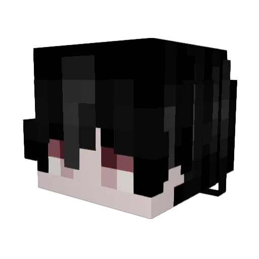 shxsei Minecraft avatar head, 3D render