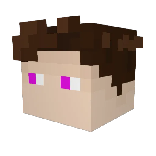 shyggy_ Minecraft avatar head, 3D render