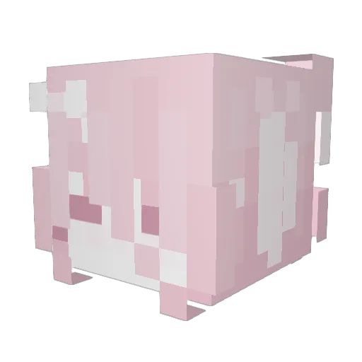 shyia Minecraft avatar head, 3D render