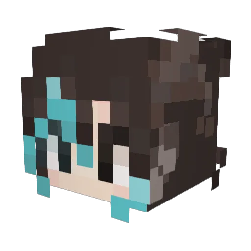shylynin Minecraft avatar head, 3D render