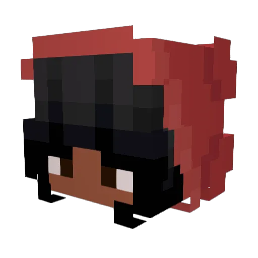 shymae10 Minecraft avatar head, 3D render