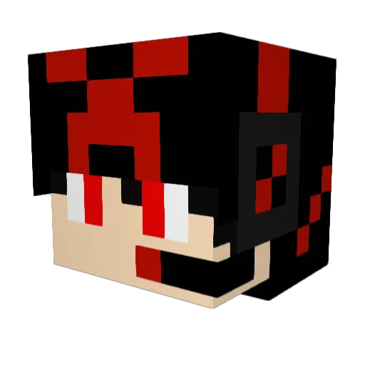 shyun_minecraft Minecraft avatar head, 3D render