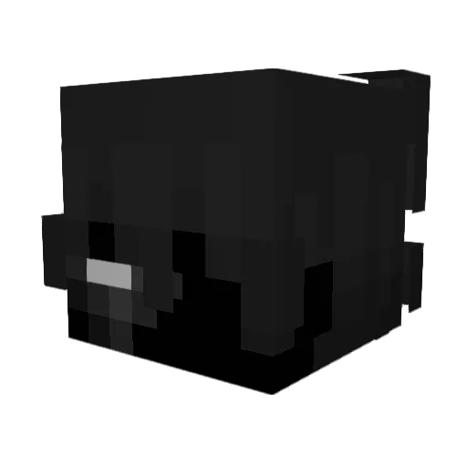 shyzinlove Minecraft avatar head, 3D render