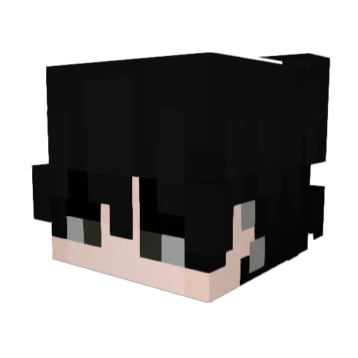 shyzito Minecraft avatar head, 3D render