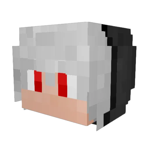 shzj1119 Minecraft avatar head, 3D render