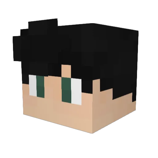 siBowen Minecraft avatar head, 3D render