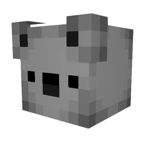 siUH__ Minecraft avatar head, 3D render