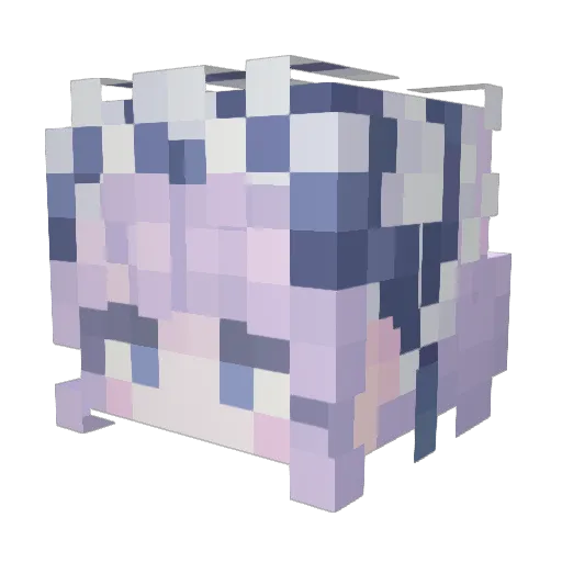 sia_1213 Minecraft avatar head, 3D render