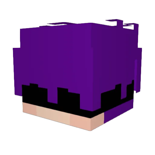 siaht7 Minecraft avatar head, 3D render
