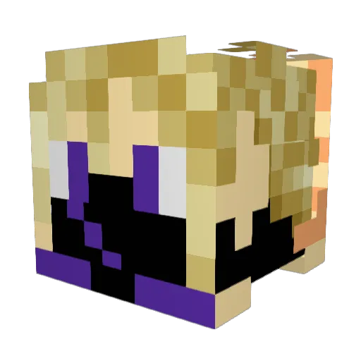siameh5 Minecraft avatar head, 3D render