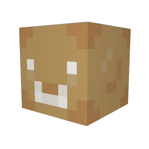 sibadog0808 Minecraft avatar head, 3D render