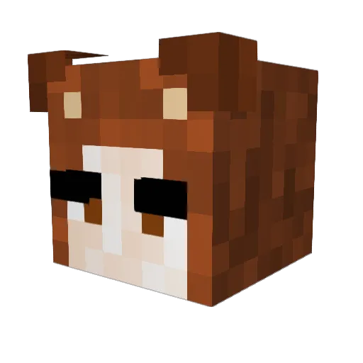 sibalminecraft Minecraft avatar head, 3D render