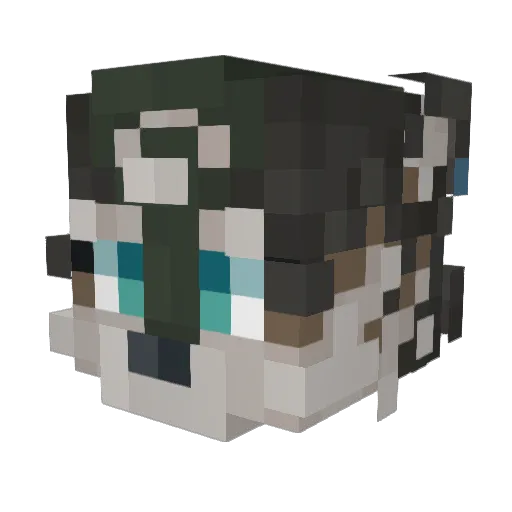 sibiplays2 Minecraft avatar head, 3D render