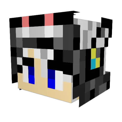 sice_bot Minecraft avatar head, 3D render