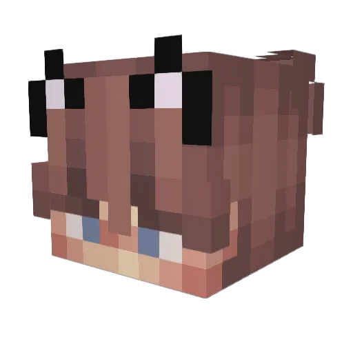 sichel_mond Minecraft avatar head, 3D render