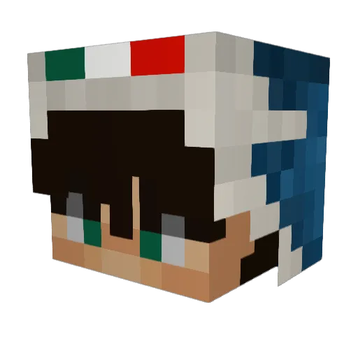 sicklukeeh_ Minecraft avatar head, 3D render