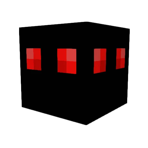 sickly_panda Minecraft avatar head, 3D render