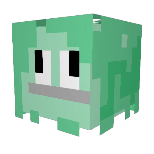 sicklychildking Minecraft avatar head, 3D render