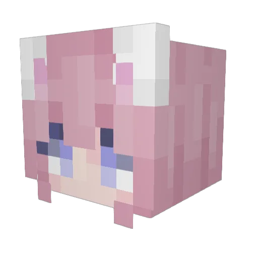 sickriffbruh Minecraft avatar head, 3D render